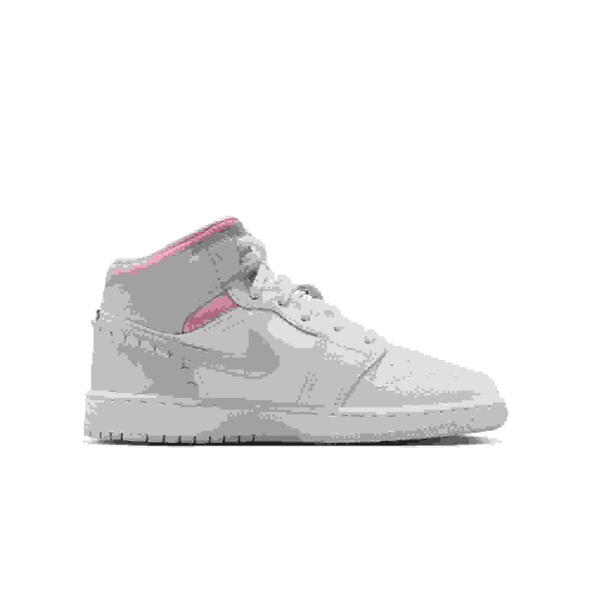 Jordan 1 Mid SE Grade School Girls' "Half Blue/Ivory/White" Shoe